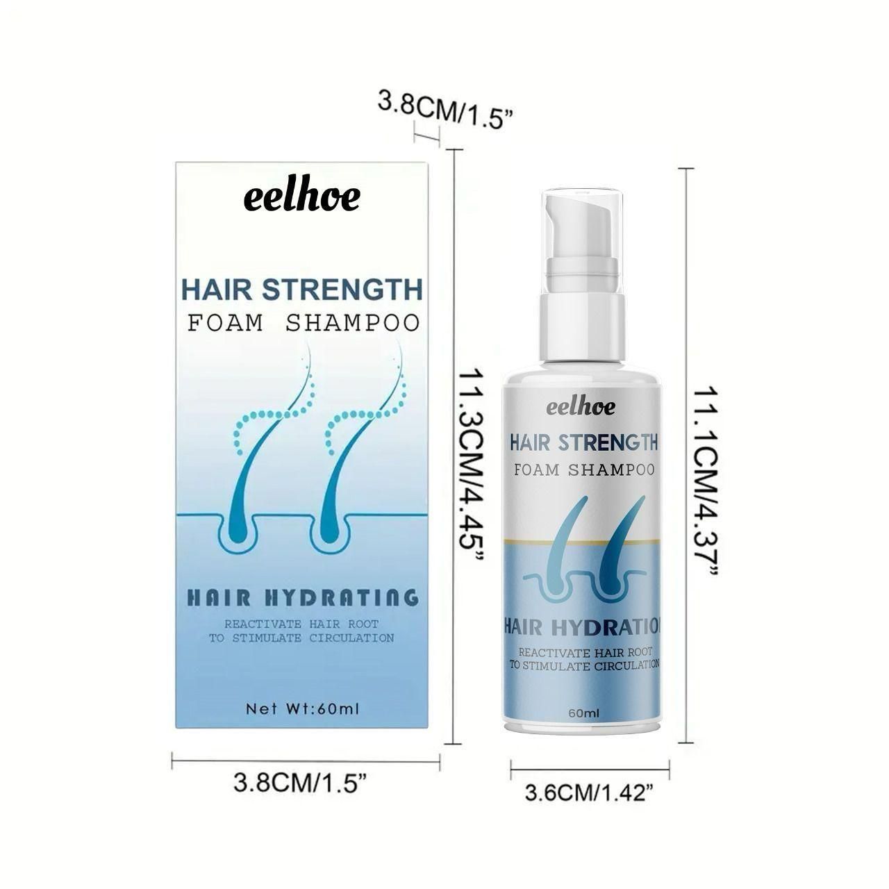 Eelhoe Hair Strength Foam Shampoo (Pack of 2)