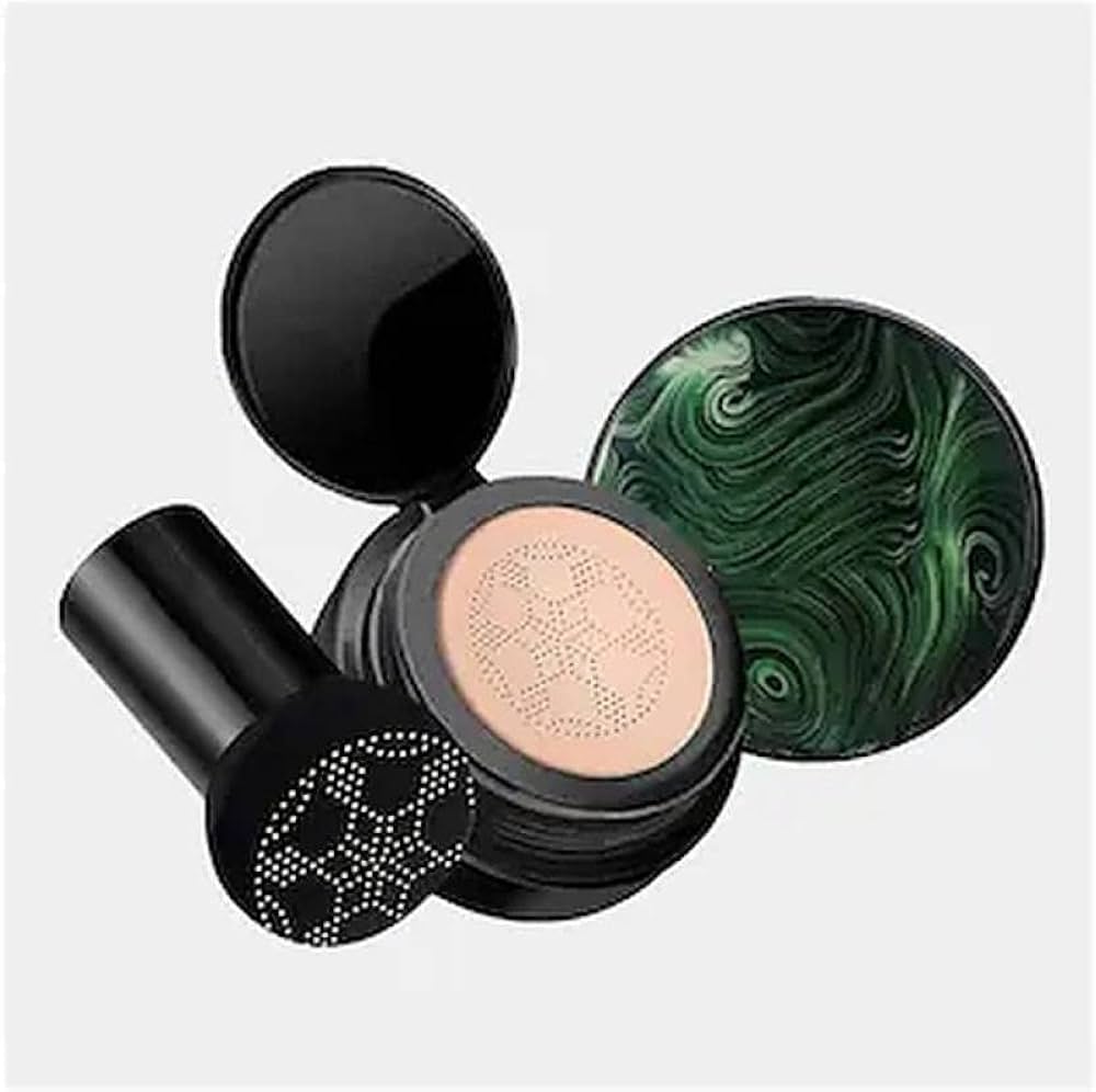 SUNISA Waterproof And Sweat Resistant Mushroom Head Make Up Air Cushion Moisturizing Matte Full Coverage Foundation (Beige, 20 G)
